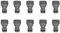 Jardibric - Lots de 10 Raccord D'arrosage (Adaptateur Mâle 20x27)