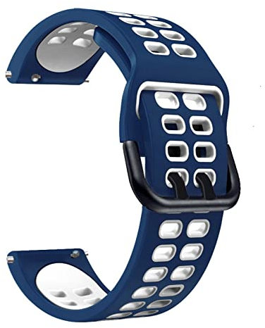 EZZON Silikon-Armbänder für Suunto 9 Peak Sport Smartwatch, atmungsaktiv, für YAMAY SW022 Smartwatch, Ersatzband, 22 mm, For YAMAY SW022, Achat