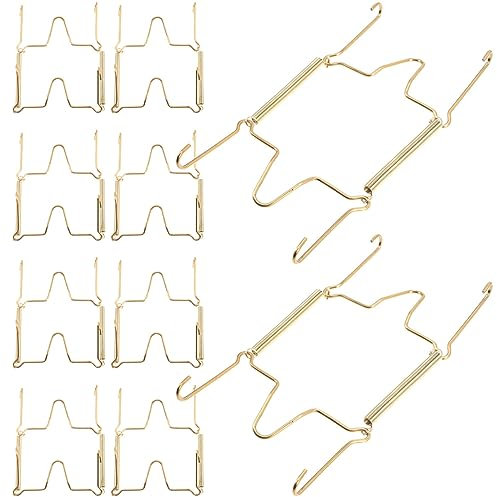 Angoily 10piezas Gancho Para Colgar Invisible Colgadores De Platos Pared Soportes Para Platos De Pared Para Cocina y Baño Diseño Decorativo y Funcional