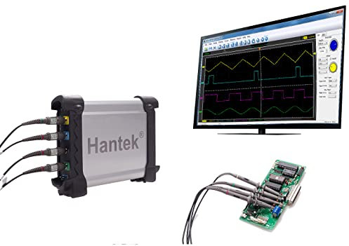 Hantek Digital USB Oscilloscope Hantek DSO3104(A) DSO3204(A) DSO3254(A) 4 Channels Handheld Storage USB Oscilloscopes+16 Channels Logic Analyze(DSO3254A)