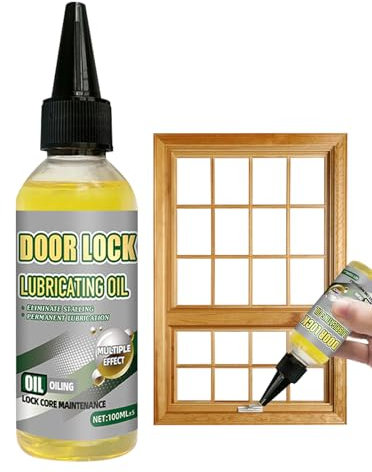 puzzlegame Schlossschmiermittel - 100 ml Türscharnieröl-Schmiermittel | Fahrradkettenöl für Türen, Scharniere, Schlösser, Werkzeuge, Fahrräder, Fahrradkettenschmiermittel, Kriechöl