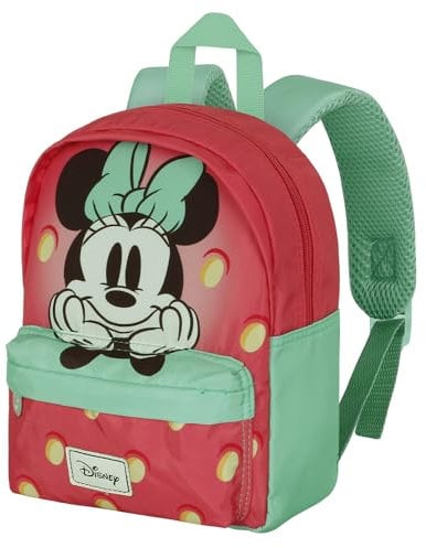 Disney-Mochila Joy, 22 x 27 cm, Capacidad 5L, Minnie Mouse Berry