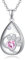 TANGPOET Tropfen Asche Halskette 925 Sterling Silber Hundepfote Urn Halskette, Urnenketten für Asche Anhänger, Geschenke für Frauen Mädchen, mit Trichter Füller Kit