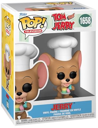 Funko POP! TV: Tom & Jerry - Jerry | Offizielles Cartoon/Animation Merch - Vinyl Sammelfigur als Regal Deko - Geschenkidee zum Geburtstag für Fans und Sammler