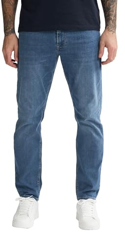 Petrol Industries Herren - Regular Tapered Fit Jeans Russel - Jeanshose Denim - Blau - W33L32