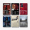 Shmaicheho Eminem-Poster, 6-teiliges Wandkunst-Leinwand-Set, 20 x 30 cm, ungerahmt, Modernes Design, Musikthema, Hochformat, für Wohnzimmer, Schlafzimmer, Küche, Büro uvm.