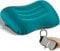 Tavaler Aufblasbars Kissen Ultralight Outdoor Camping Kissen, Camping Kopfkissen Aufblasbar Ergonomisches Reisekissen Aufblasbar Strandkissen (rutschfest+Blau)