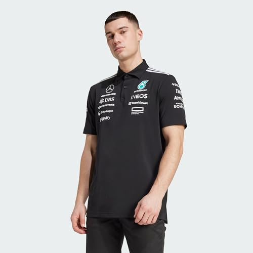 Adidas Herren Mercedes - Amg Petronas Formula One Team Team Polo Black Men Polohemd (1er Pack)