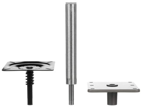 ClAZTyict Bootssitz, Swivel-Eze 3-teiliges Sockel-Set, 27,9 cm, verzinkt, 1,9 cm Sockel, drehbar