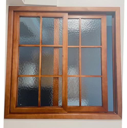 LXLZYXSF Finestre Finestra Scorrevoli Orizzontale Finestra A Scorrimento per Cucina Bagno, Finestre con Telaio in Legno con Vetro Temperato(WxH 46x24in/115x55cm)