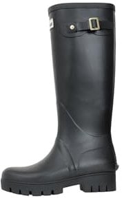Barbour Stivale Snowdon Nero da Donna in Gomma 38