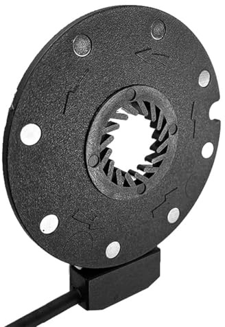 Tiardey Magnetischer Leistungssensor für Elektrofahrräder F-8C 36/48 V Dual-Hall-Sensor PAS-System für E-Bike-Teile Verbesserte Pedalunterstützungstechnologie