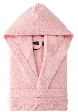 Top Towel Élégant Peignoir pour Femme et Homme 100% Coton, 500 g/m² -Option Capuche-Doux et Absorbant pour Douche, Spa et Piscine, Corail