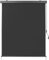 LIFERUN Store vertical 180 x 250 cm avec manivelle pour extérieur et intérieur, avec cassette de store, protection solaire, coupe-vent et brise-vue, pour balcon, terrasse et jardin, gris
