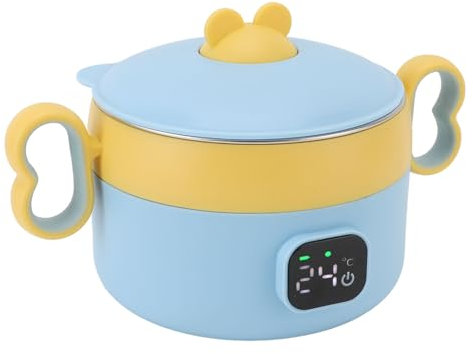 TARSHYRY Lunch Box, Stainless Steel Automatic Constant Temperature USB Rechargeable Electric Heating Lunch Box for Hot Food Electric Lunch Box Electric Food Warmer Bowl for Home Travel