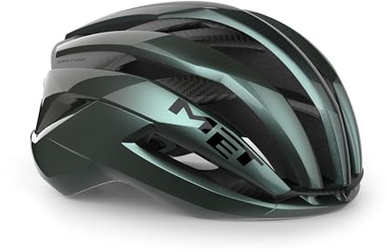Fahradhelme MET Trenta 3K Carbon Hyper Teal | Glossy Größe M