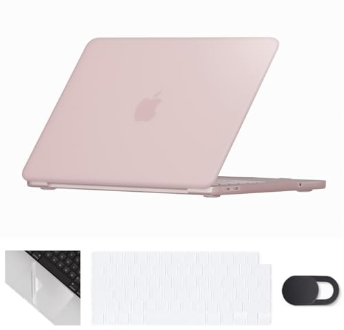 Se7enline for MacBook Neo Case 13 inch 2026 Model A3404,Blush | 4 in 1 Laptop Case,Keyboard Cover,Trackpad Protector,Webcam Cover,Anti-Scratch Anti-Drop Full Protection Slim Lightweight