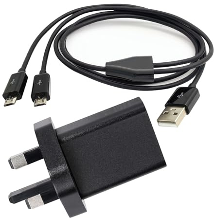 UK Plug Rapid Micro USB Charger Charging Cable For Motorola 2 Way Radio T82 T62 T92 XT185 Walkie Talkie PMPN4214AR UK Plug WEIJNYU
