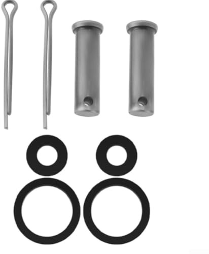 2er-Set Splinte mit Clips und Unterlegscheiben 11 x 40 mm für Typ 75 Handpumpe, Metall Sicherungsstifte kompatibel mit Nostalgia Hand Pump für griff Pumpenzubehör(Long)