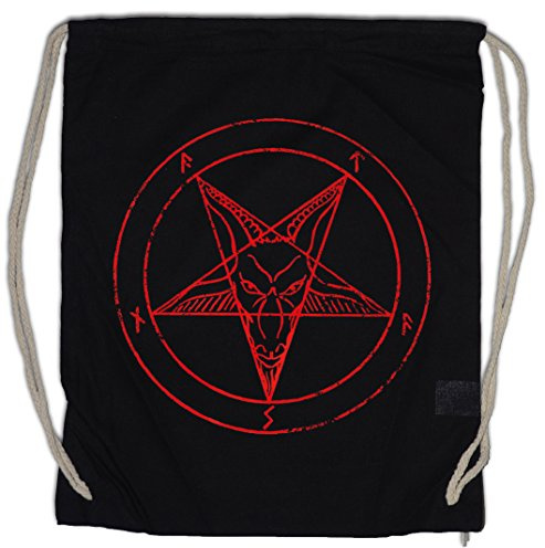 Urban Backwoods Baphomet Pentagram Sign Turnbeutel Sporttasche
