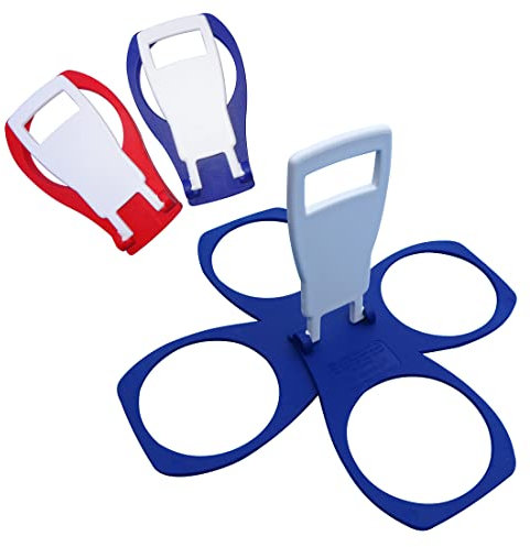 CarryAround Portavasos plegable (2 unidades) para café, bebidas, pintas, cervezas, tamaño de bolsillo resistente, reutilizable, fácil y seguro para bebidas calientes, posición de 3 o 4 tazas.