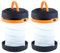 Semptec Urban Survival Technology Zeltlampe: 2er-Set Campingleuchten, SOS-Funktion, 2 Helligkeitsstufen, 1 W, 60 lm (Campinglicht, Campinglampe LED Batterie, Tischleuchte)