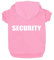 Izefia Hunde Kapuzenpulli Security Rdc Pet Bekleidung Hunde Shirt Wärmer Pullover Baumwoll Jackett Mantel Kleiner Hund Mittlerer Hund Pink XL