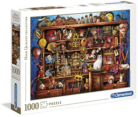 Clementoni 39512 Trödel-Laden – Puzzle 1000 Teile, buntes Geschicklichkeitsspiel für die ganze Familie, Erwachsenenpuzzle ab 9 Jahren