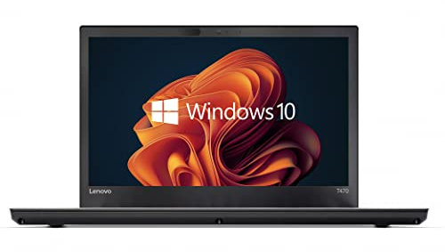 Lenovo ThinkPad T470 Ultrabook - 14in HD (1366x768) Core i5-6200U 8GB 256GB SSD HDMI USB-C WebCam WiFi Windows 10 Professional 64-bit PC Laptop (Renewed)