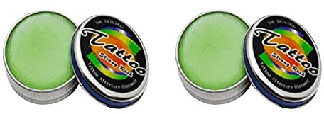 Tattoo Whitening Treatment Cream,Tattoo Brightening-Treatment Balm,Tattoo Care Balm,Skin Care Nature Tattoo Balm,Tattoo Aftercare Repair Healing Cream for Permanent Cosmetics Without Any Scars (2 PCS)