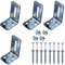 50mm Türpfosten SET Türwinkel Winkel Trockenbau CW/UA Profil Türverbinder UA-50
