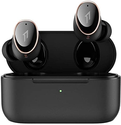 1MORE EVO Noise Canceling Earbuds, Audiophile Headphones with Dual Drivers, Adaptive ANC, Bluetooth Headphones, Hifi Sound, LDAC, Hi-Res Audio, 6 Mics, 28H Playtime, Wireless Charging, Black