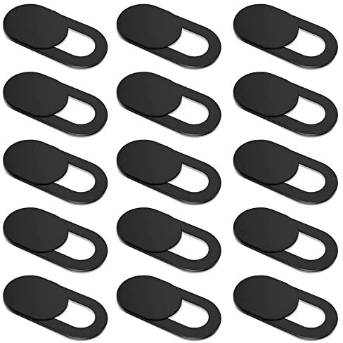 Mesee 50 Pieces Webcam Cover Slider, 0.027-Inch Ultra Thin Web Camera Protective Privacy Covering Slide Stickers for Computer, Laptop, MacBook Pro/Air, iPhone, Tablet, PC, iPad, iMac