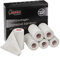 ALPIDEX 6 Rotoli Benda Adesiva 10 cm x 4,5 m Molti Colori Bendaggio Coesivo Fasciatura Personi Animali Garza Elastica Autoadesivo Cavalli Cani Umani, Colore:bianco