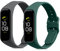 kwmobile 2x Cinturino TPU Silicone Fibbia Compatibile con Samsung Galaxy Fit 2 Cinturino - Cinturini 14-21,6 cm