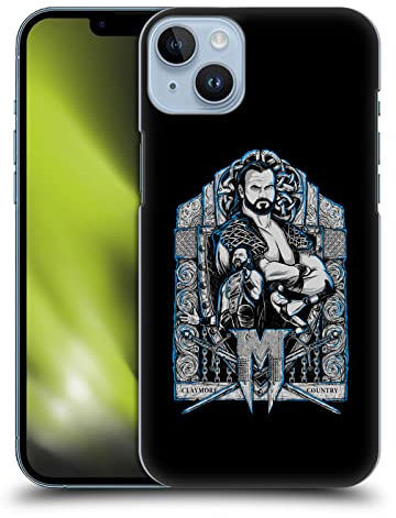 Head Case Designs Offizielle WWE Drew McIntyre Poster Kunst D. McIntyre Grafiken Harte Rueckseiten Handyhülle Hülle Huelle kompatibel mit Apple iPhone 14 Plus
