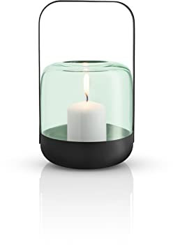 EVA SOLO | Acorn Windlicht |Elegantes und dekoratives Windlicht aus mundgeblasenem Glas und pulverbeschichtetem Stahl | Mint Green