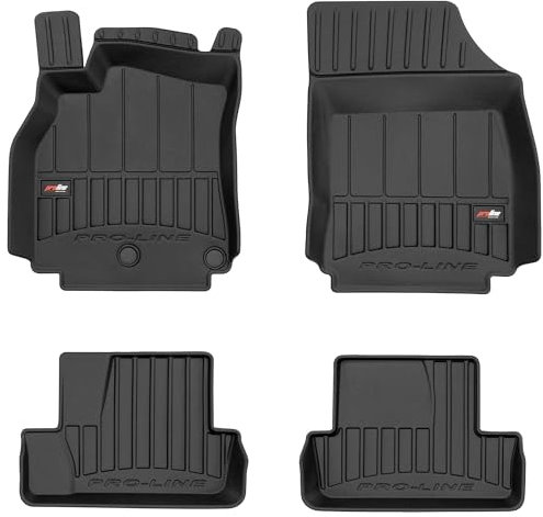 SMK Tapis de sol caoutchouc pour Renault Megane III 2008-2016 Expérimentez un nouveau standard de voyage avec les tapis de sol antidérapants pour voiture - tapis de voiture multi-annuels pour toutes l