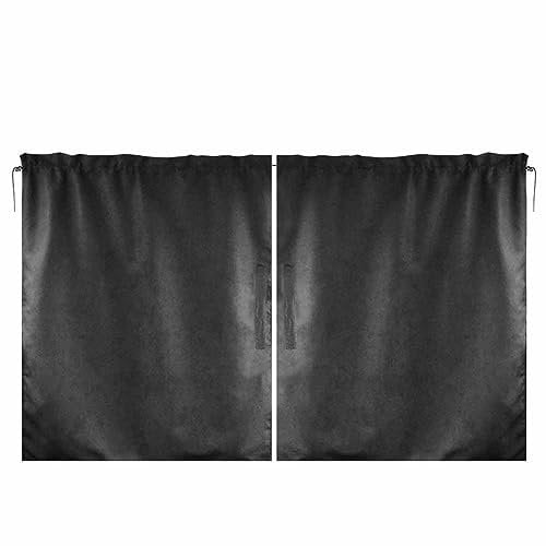 2pcs Black Car Privacy Curtains, Partition Curtains, Window Shades, Removable Sun Shades, Rv Camping Accessories for All Cars, Vans