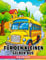 Malbuch für den kleinen gelben Bus: Einfache Bildermalvorlagen für Kleinkinder Vorschulkinder und Kindergartenkinder zum Entspannen und Abschalten