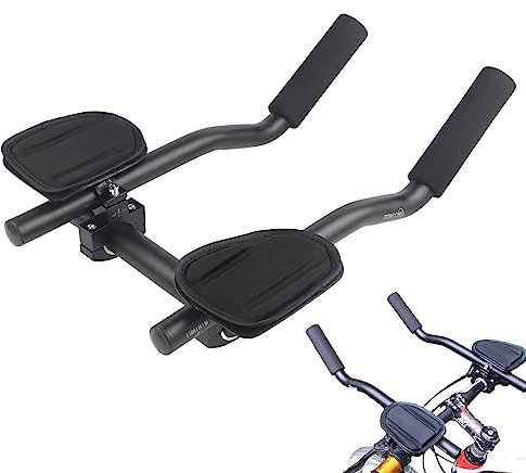 HMLTD Aero Bar - Aluminium Fahrradlenker für Rennrad und Mountainbike, Schwarz