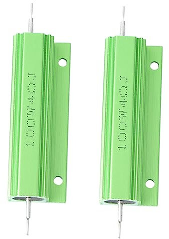 SOLUSTRE 4 Stück 4 Ohm Widerstand Glocke Tippen Gehäuse Türklingelwiderstand Drahtwiderstand Dioden-kit Untergebrachter Widerstand Widerstände Klingeln Aluminium Widerstandspaket