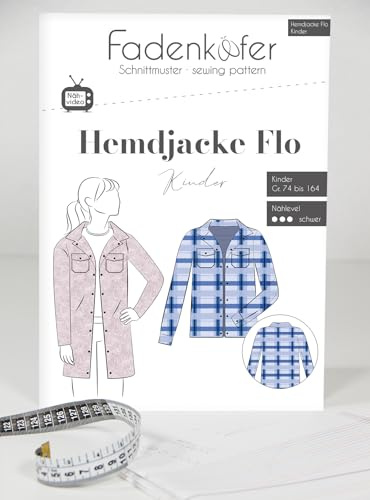 Papierschnittmuster Hemdjacke Flo Kinder