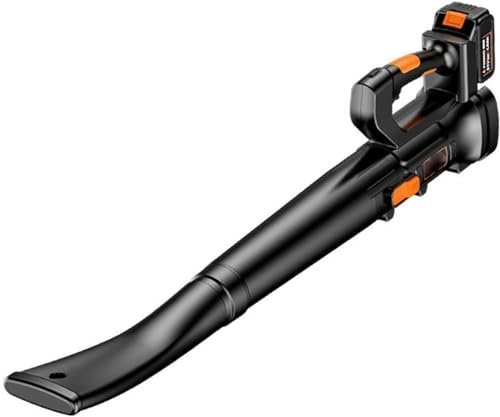 Soffiatori elettrici for foglie, Soffiatori for foglie alimentati a batteria Collettori di polveri industriali, Soffiatori for foglie da giardino Spazzaneve Spazzatrici Attrezzi da giardino, con 1 bat