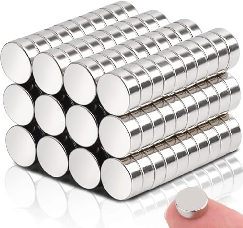 120 Stück Mini Magnete,8x3mm Neodym Magnete Kleine Magnete,Starke Kleine Magnete Kühlschrankmagnete, Starke Magnete für Magnettafel, Pinnwand Magnete Klein Mini Magnete für Whiteboard Handwerk, Fotos