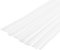 QUARKZMAN 20Pcs de Baguettes de Soudage en Plastique de 8 Pouces pour PP, pour Pare-Chocs de Voiture, Réparation de Kayak, Soudeur Plastique, Blanc