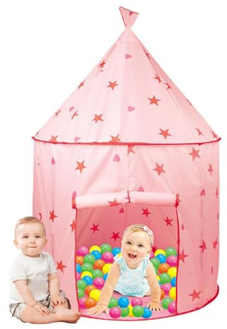 Tienda sensorial para – Tienda sensorial calmante para | Carpa sensorial Divertida con diseño de Estrella para, con 25 Bolas, Colores, para Que los Interiores