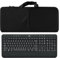 Portable Shockproof Waterproof Keyboard and Mouse Sleeve Protective Case for Logitech MK540/MK545 Advanced Wireless Keyboard & Mouse Combo; Black