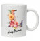Personalised Mug Cup Watercolour Beautiful Floral Initial Name Tea Coffee Boxed Gift Christmas Gifts for Her Drinkware Ceramic (Letter L)