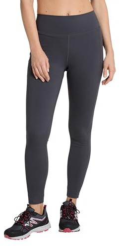 Mountain Warehouse Breeze Womens Full Length Hiking Leggings Dark Grey Women's Size 20